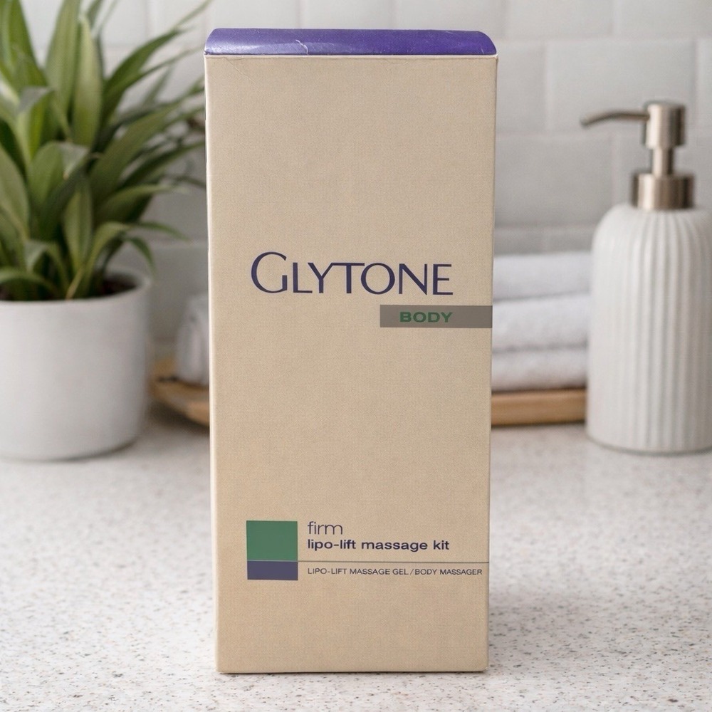 Glytone Body Firm Lipo-Lift Massage Kit Massage Gel/Body Massager NIB